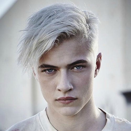 Short Bleached Hair Men