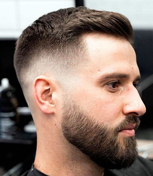 Short Comb Over Fade