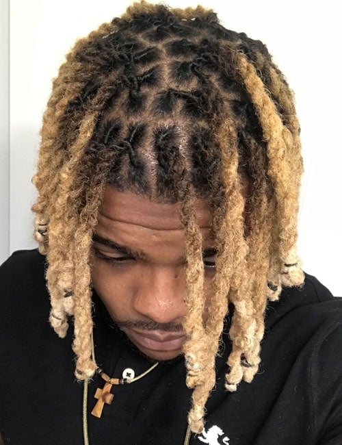 Short Dreads Braided Styles For Men