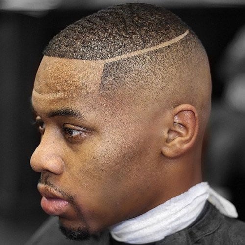 Short Hair Fade with Part