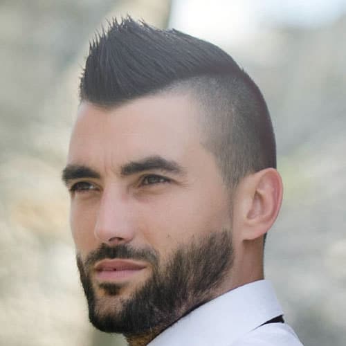 Short Hairstyles For Men with Widow's Peak