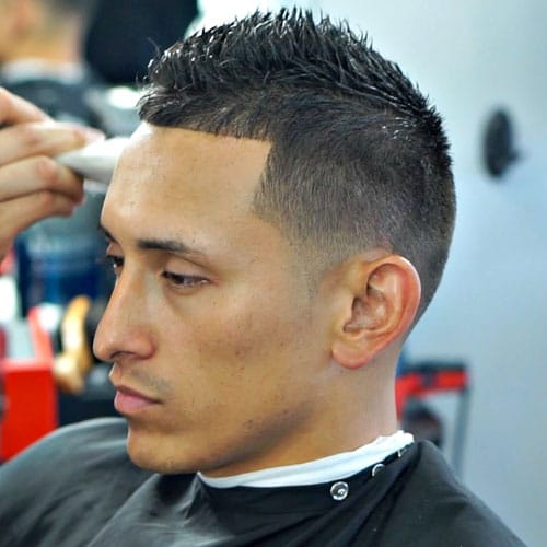 Short Mohawk Fade For Guys