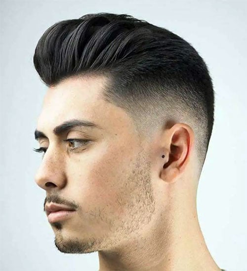 Short Pompadour Fade