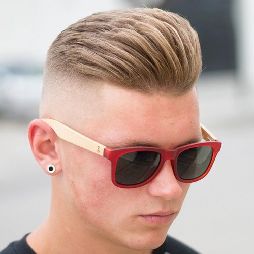 Short Pompadour Fade