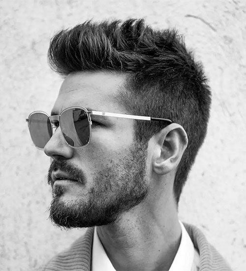 Short Quiff with Classic Tapered Sides