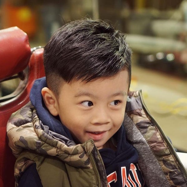 Short Sides, Long Top Haircuts For Little Boys