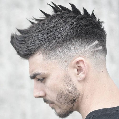 Side Spike Hairstyle