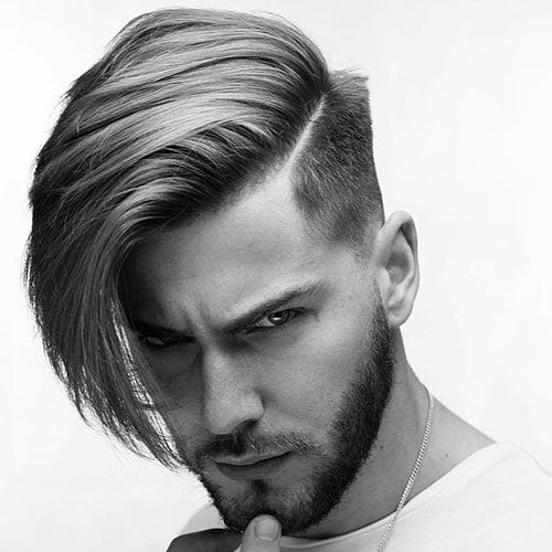 Side Swept Fade