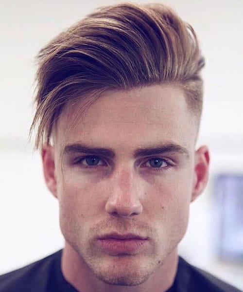 Side Swept Hair For Guys