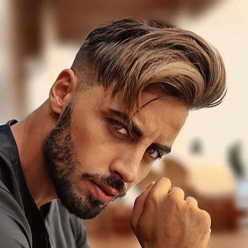 Side Swept Hair with Undercut Hairstyle