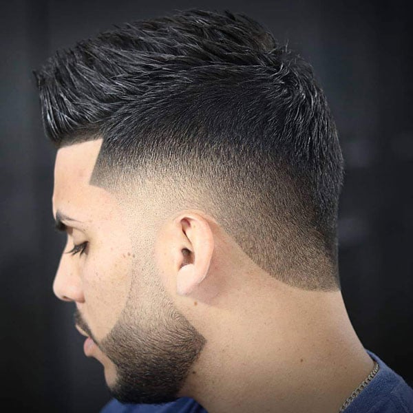 Sideburn and Beard Fade