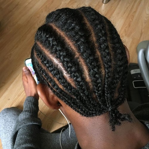 Simple Cornrows Men