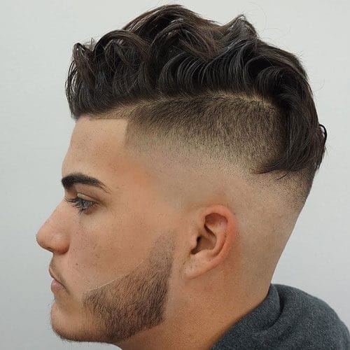 Skin Fade Undercut with Comb Over