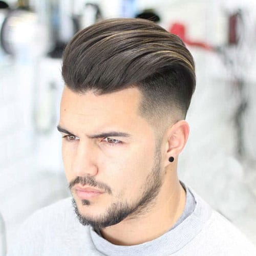 Slick Back Haircut