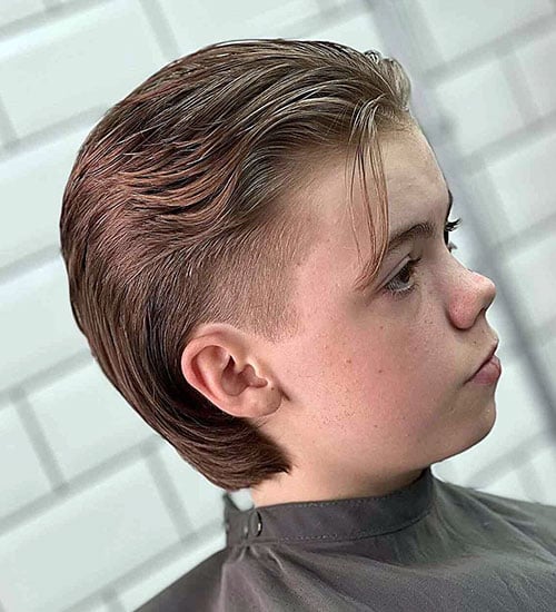 Slicked Back Mullet