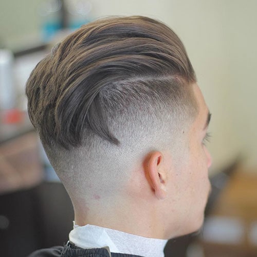 Slicked Back Taper Fade Undercut