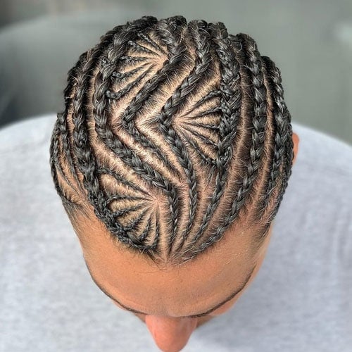 Small Cornrows Hairstyles Men