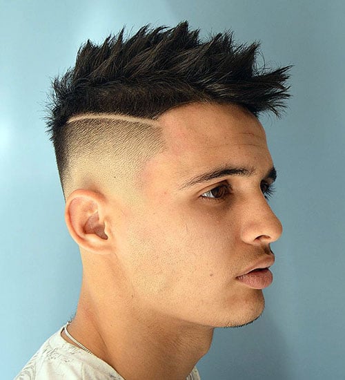 Spiky Faux Hawk Fade