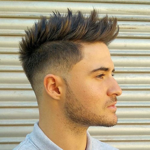 Spiky Hair Fade