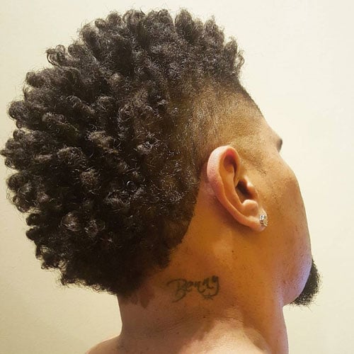 Taper Fade with Sponge Twists