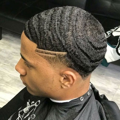 Taper Fade with Waves and Part