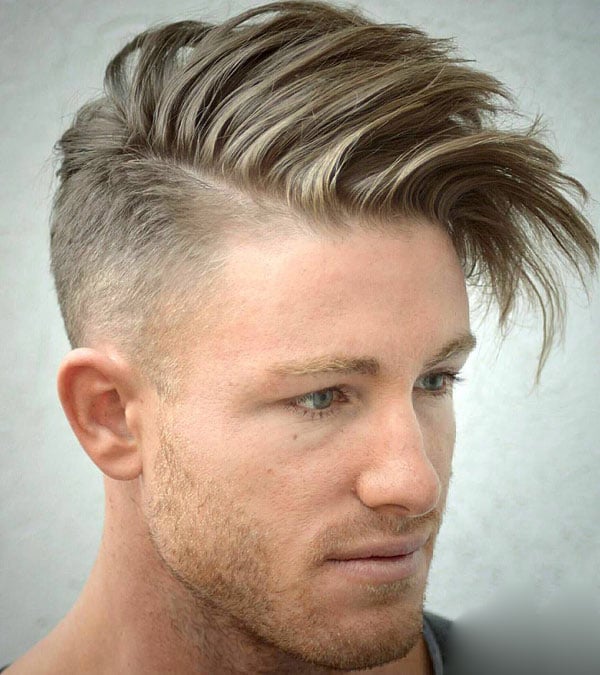 Taper Haircut with Long Hair on Top