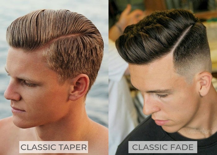 Taper vs Fade