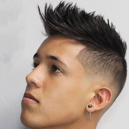 Tapered Mohawk - Cool Faded Mohawk For Men