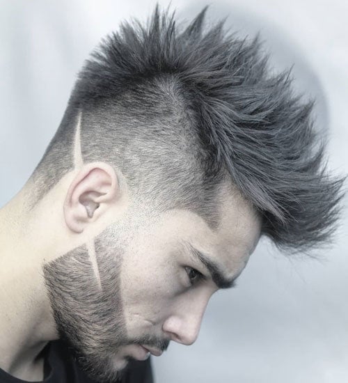 Tapered Spiky Hair