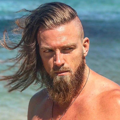 Temple Shave Viking Haircut