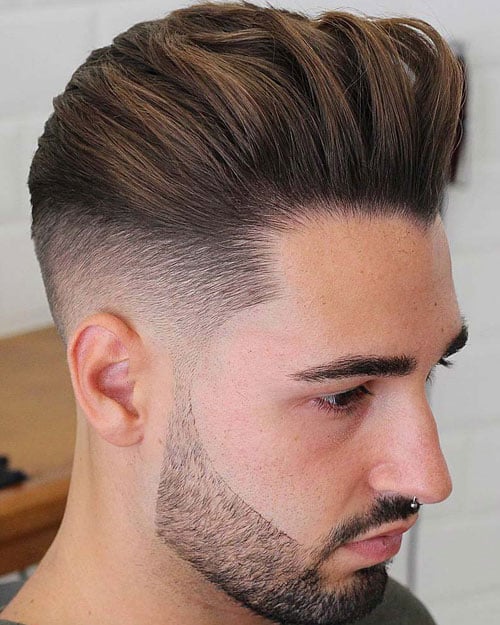 Textured Combed Back Hair