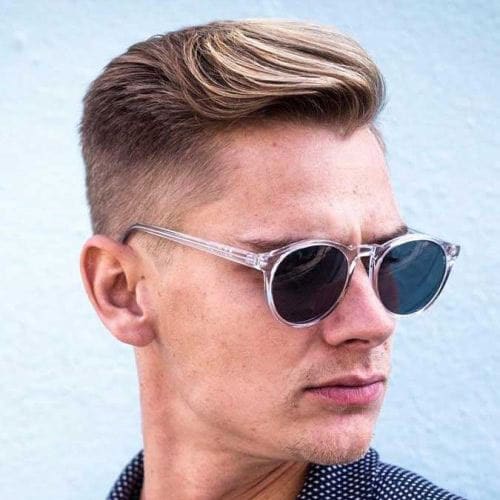 Textured Hairstyles For Men with Big Foreheads