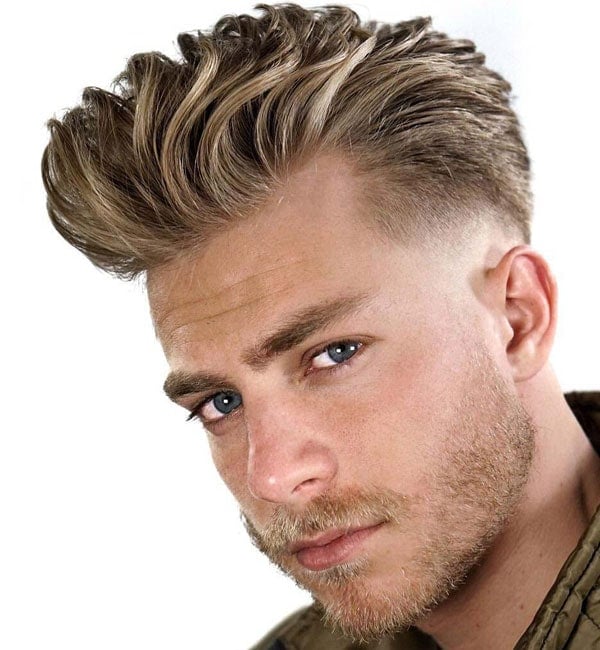 Thick Blonde Hairstyles For Men