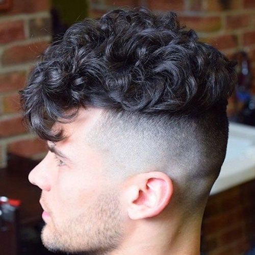 Thick Curly Hair + Disconnected Undercut