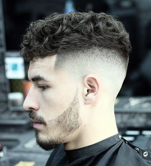 Thick Curly Hair Fade