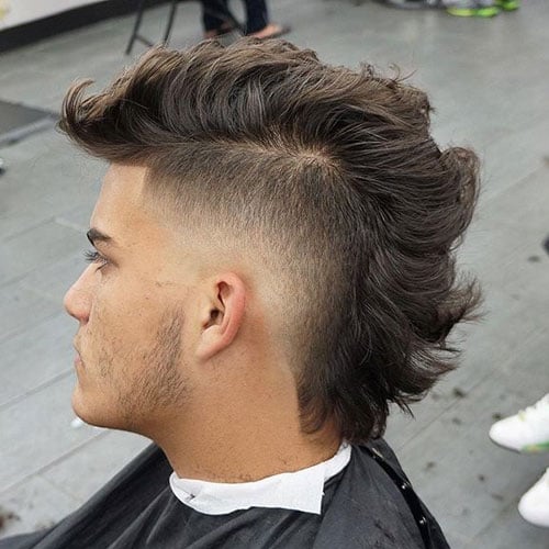 Thick Haircuts - Faux Hawk Fade