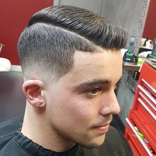 Thick Haircuts - Low Fade Comb Over