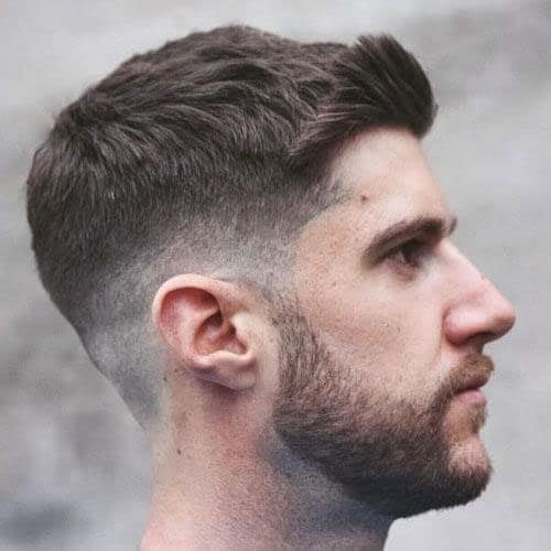 Thick Haircuts - Side Swept Fringe + Crew Cut