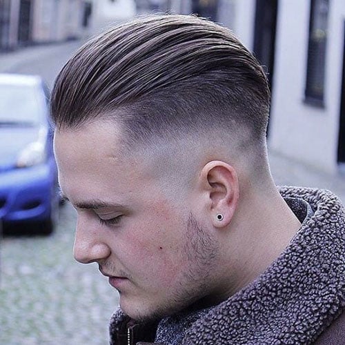 Thick Slicked Back Undercut