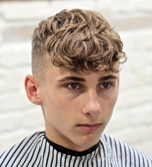 Thick Textured Fringe with Tapered Sides