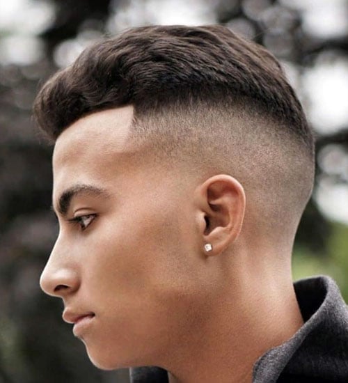 Thick Textured Slick Back Undercut