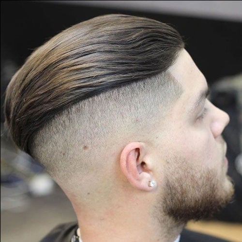 Undercut Slick Back and Line Up with Beard