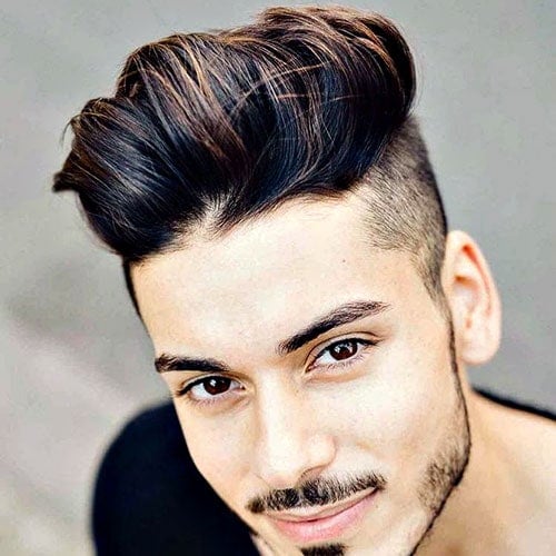 Undercut with Long Textured Hair on Top