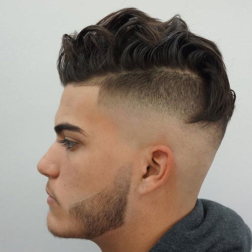 Undercut with Wavy Fohawk