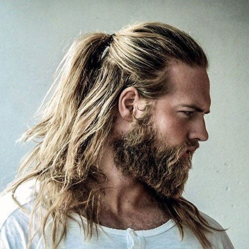 Viking Ponytail Hairstyle