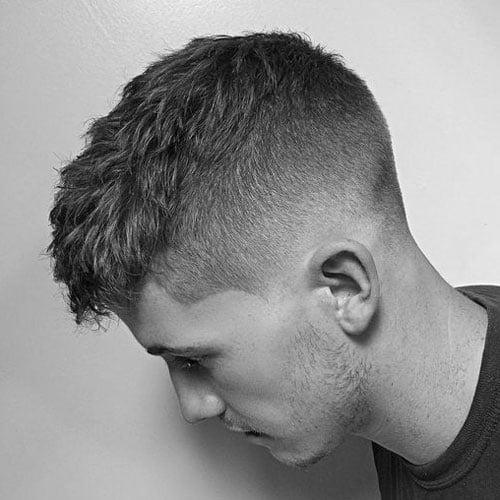 Wavy Fringe with Low Taper Fade