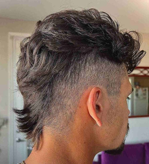 Wavy Hair Mohawk