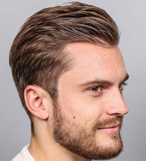 Widow's Peak Taper Haircut